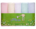 Пеленки тонкий трикотаж комплект 5 шт Little me