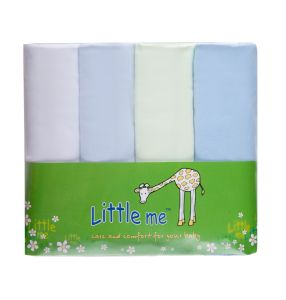 Пеленки тонкий трикотаж комплект 4 шт Little me 