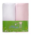 Пеленки теплый трикотаж комплект 2 шт Little me 