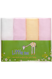 Пеленки фланель комплект 4 шт Little me 